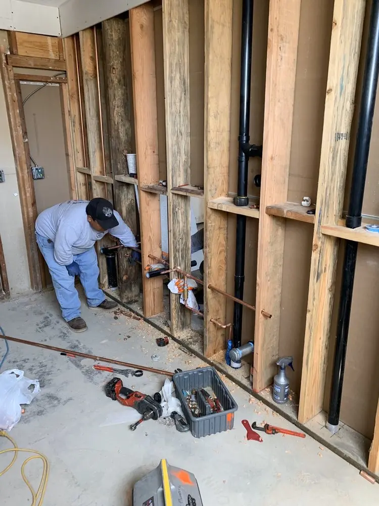 Commercial rough-in plumbing for Gas Line Repair in Indian Heights